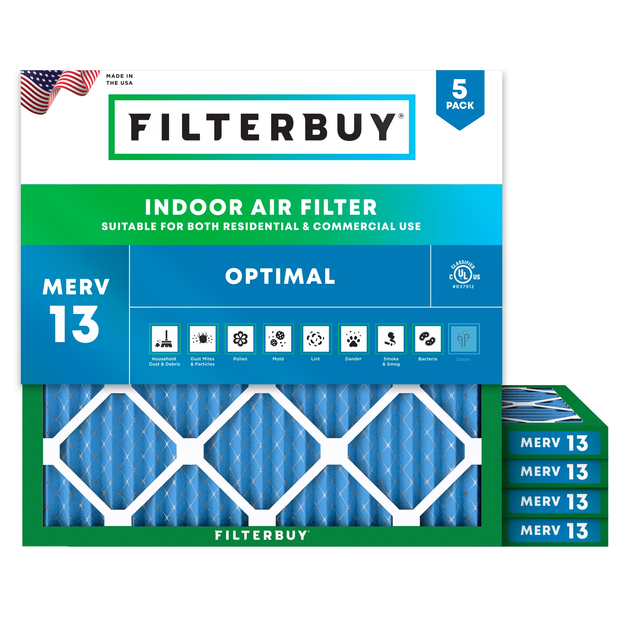 8x8x1 MERV 13 Air Filter