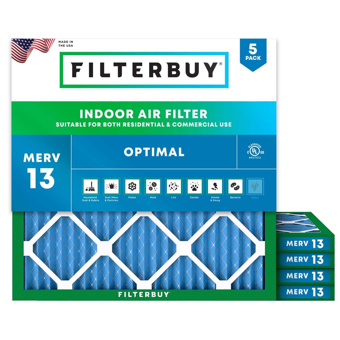 17-25x17-25x1 MERV 13 Air Filter