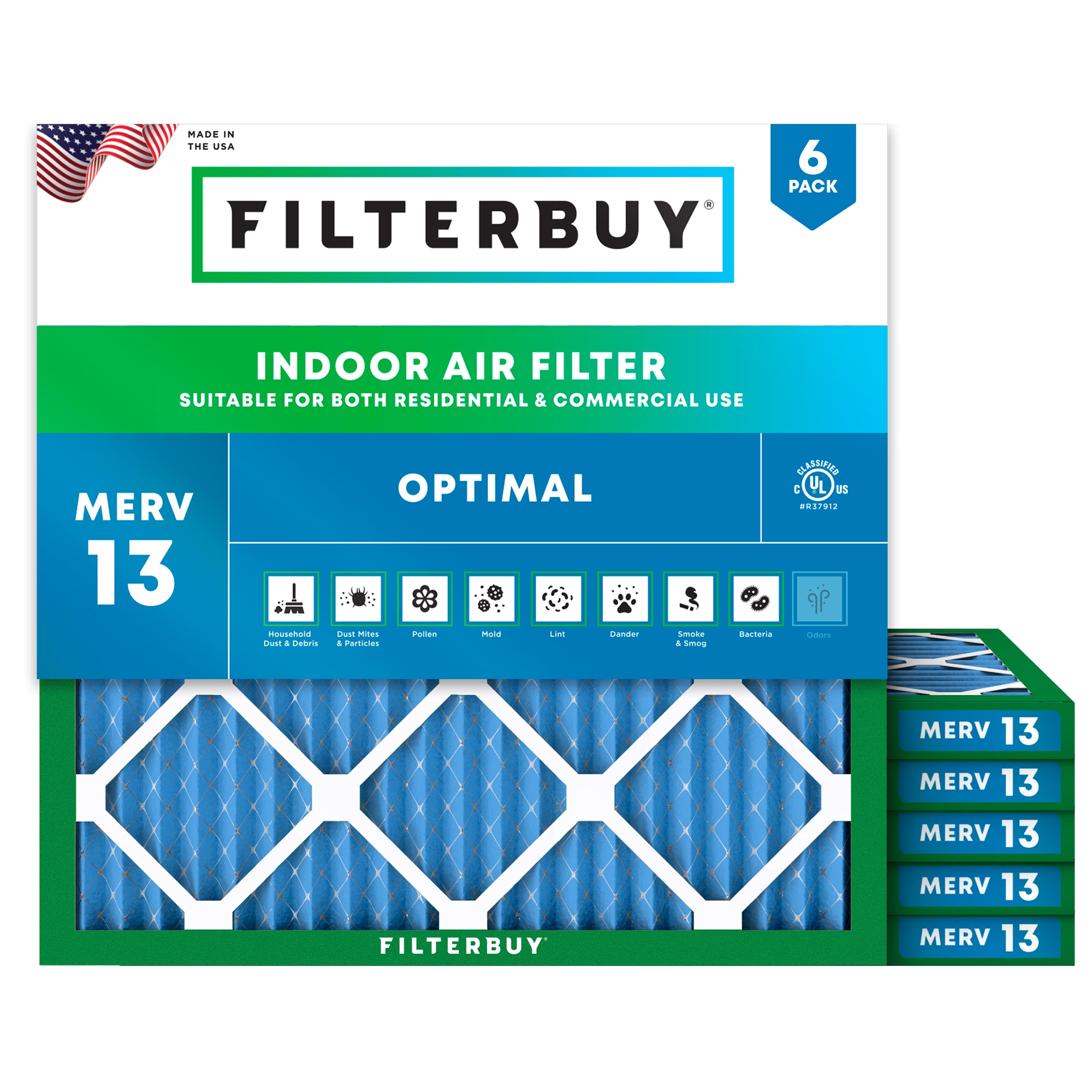 11-25x11-25x1 MERV 13 Air Filter