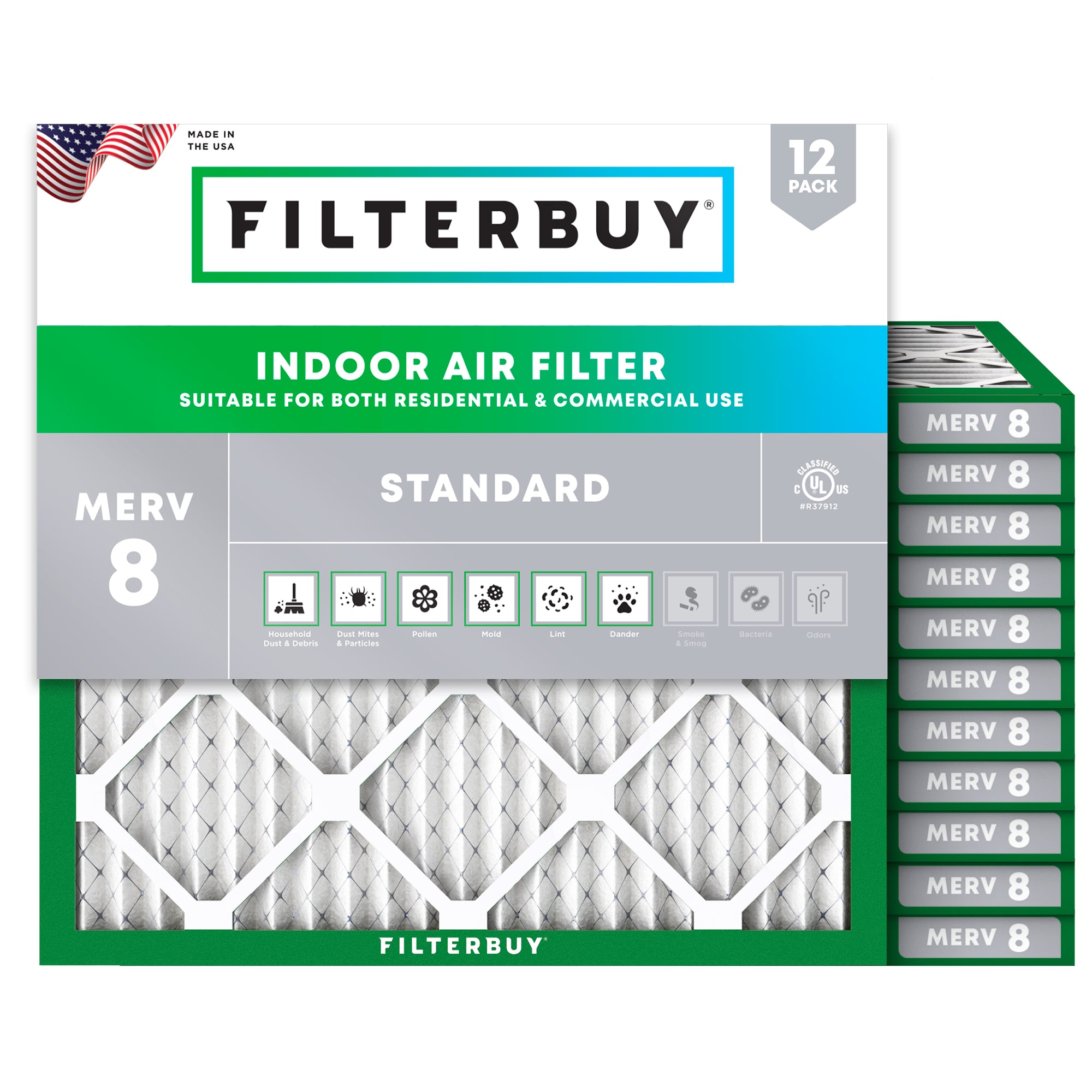 8x8x1 MERV 8 Air Filter