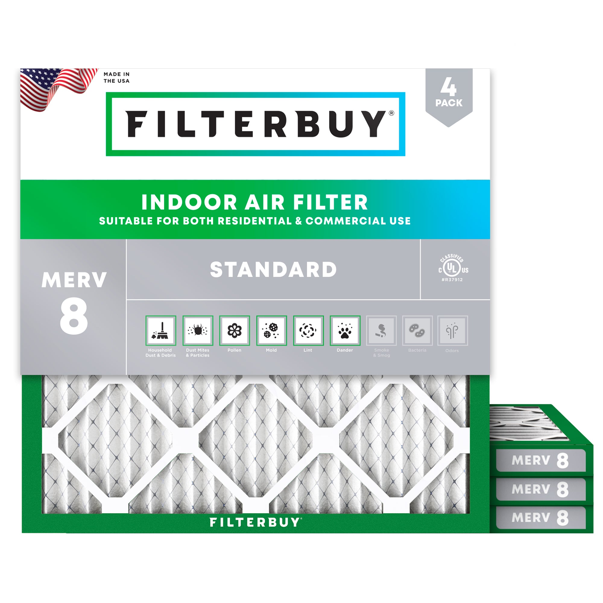 10x10x1 MERV 8 Air Filter