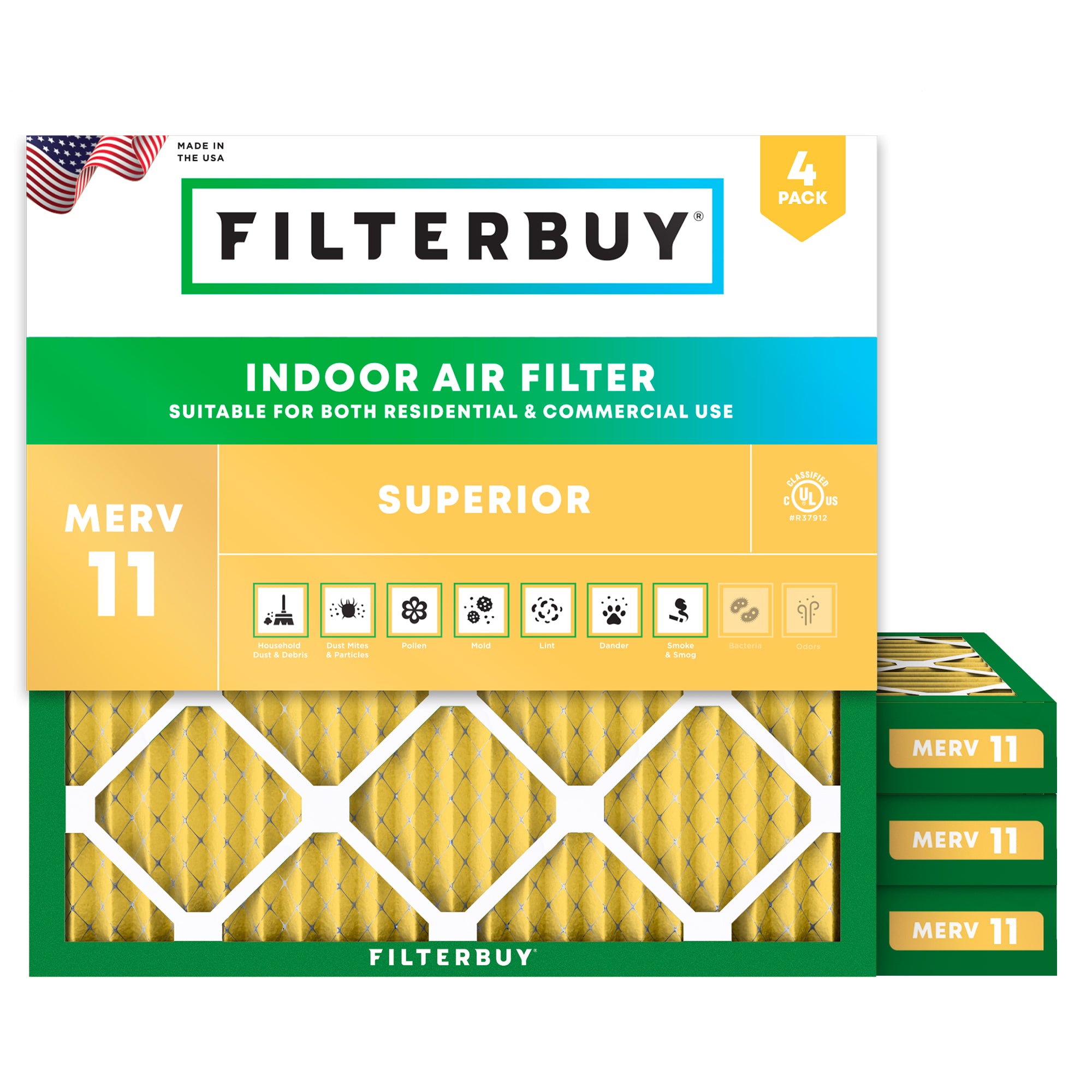 17x17x2 MERV 11 Air Filter
