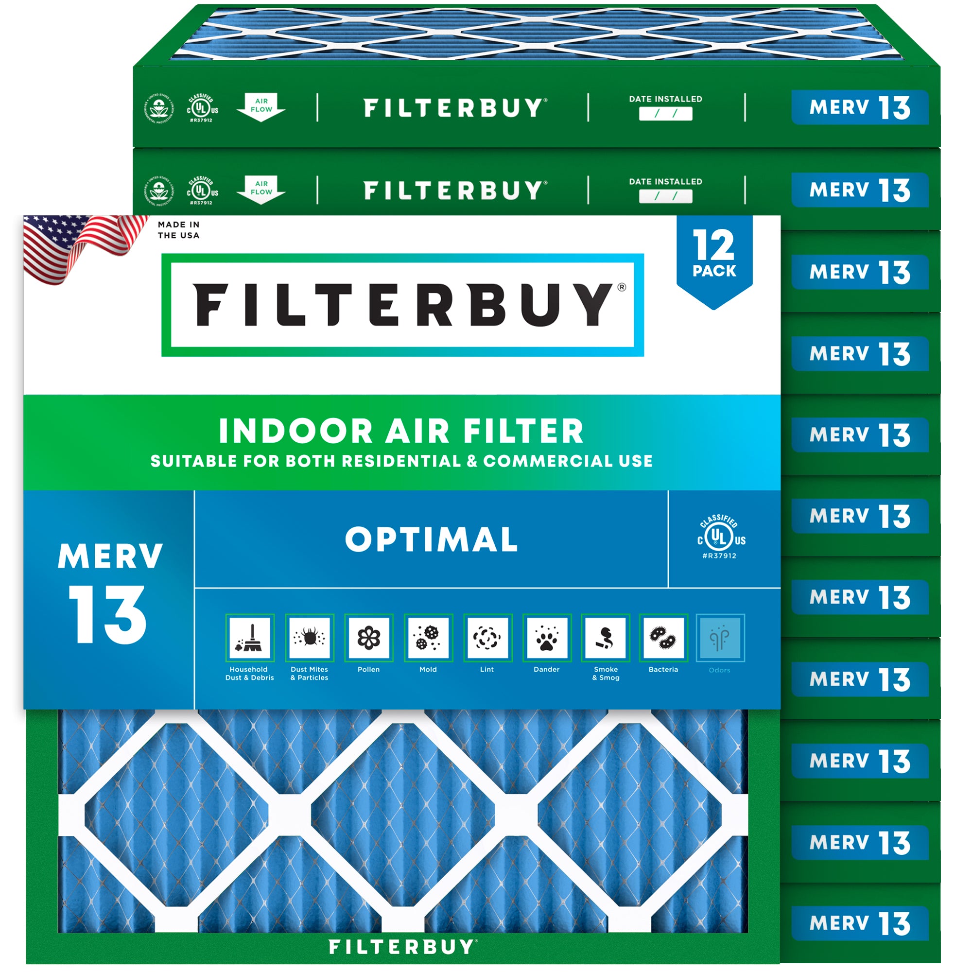 18x18x2 MERV 13 Air Filter