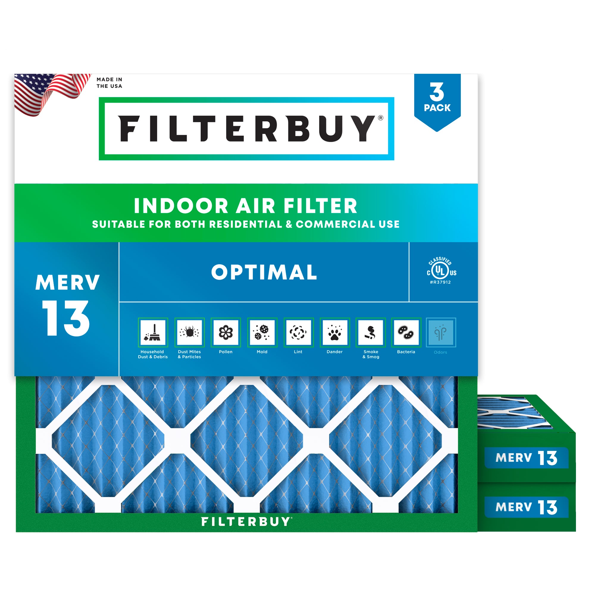 18x18x2 MERV 13 Air Filter