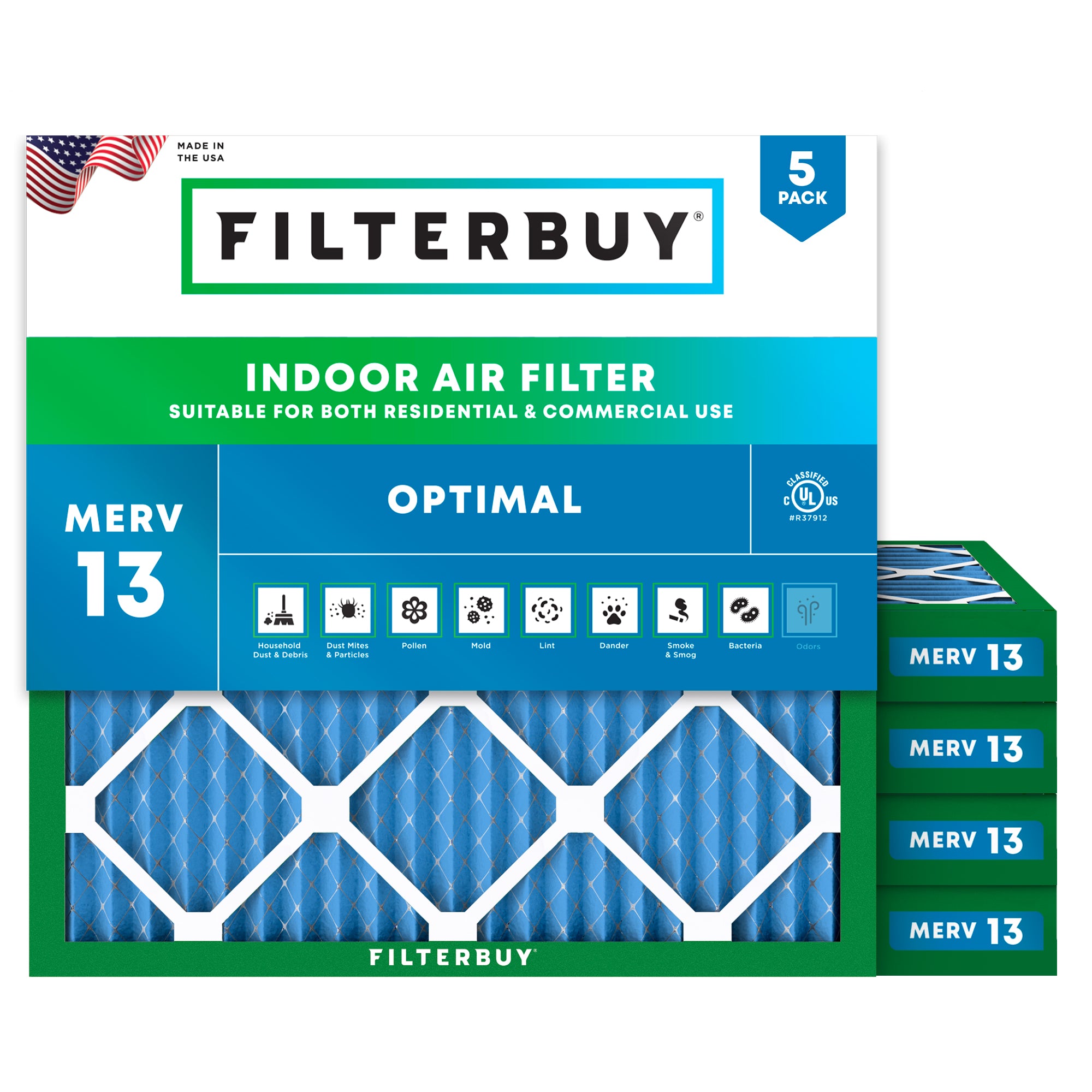 10x10x2 MERV 13 Air Filter