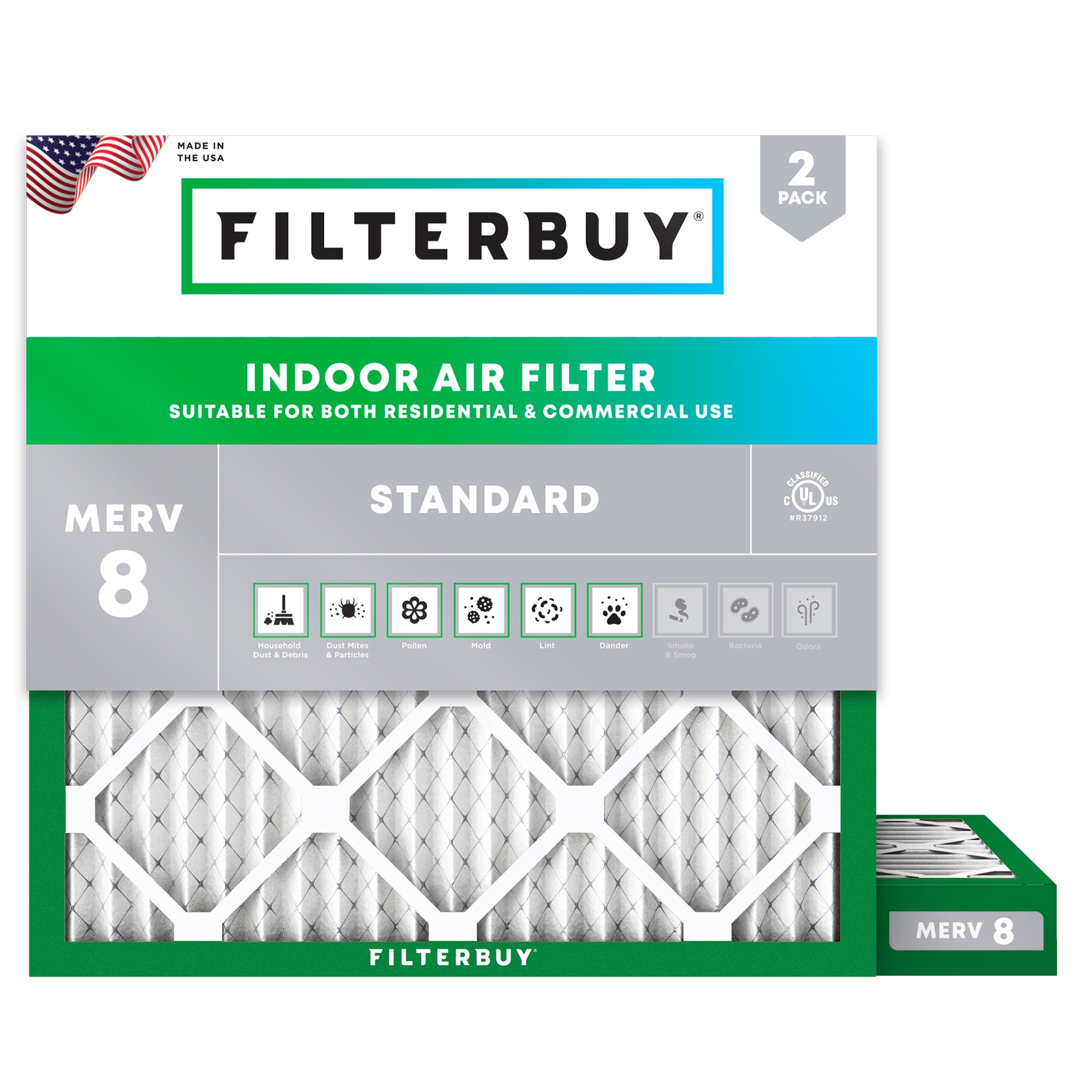 24x24x2 MERV 8 Air Filter