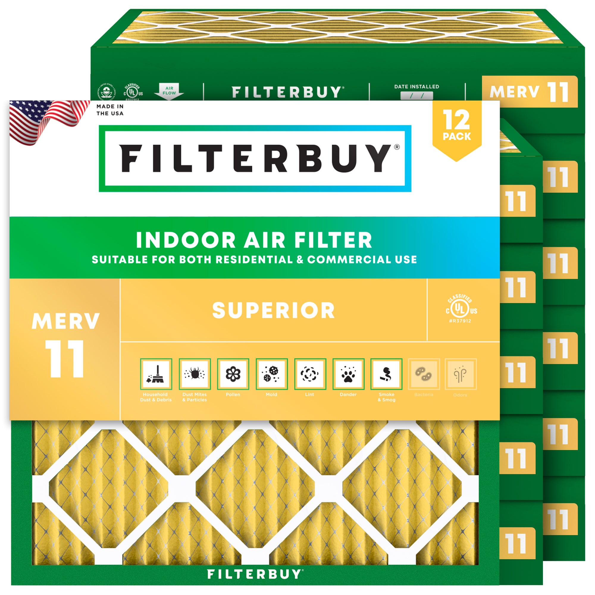 11-25x11-25x4 MERV 11 Air Filter