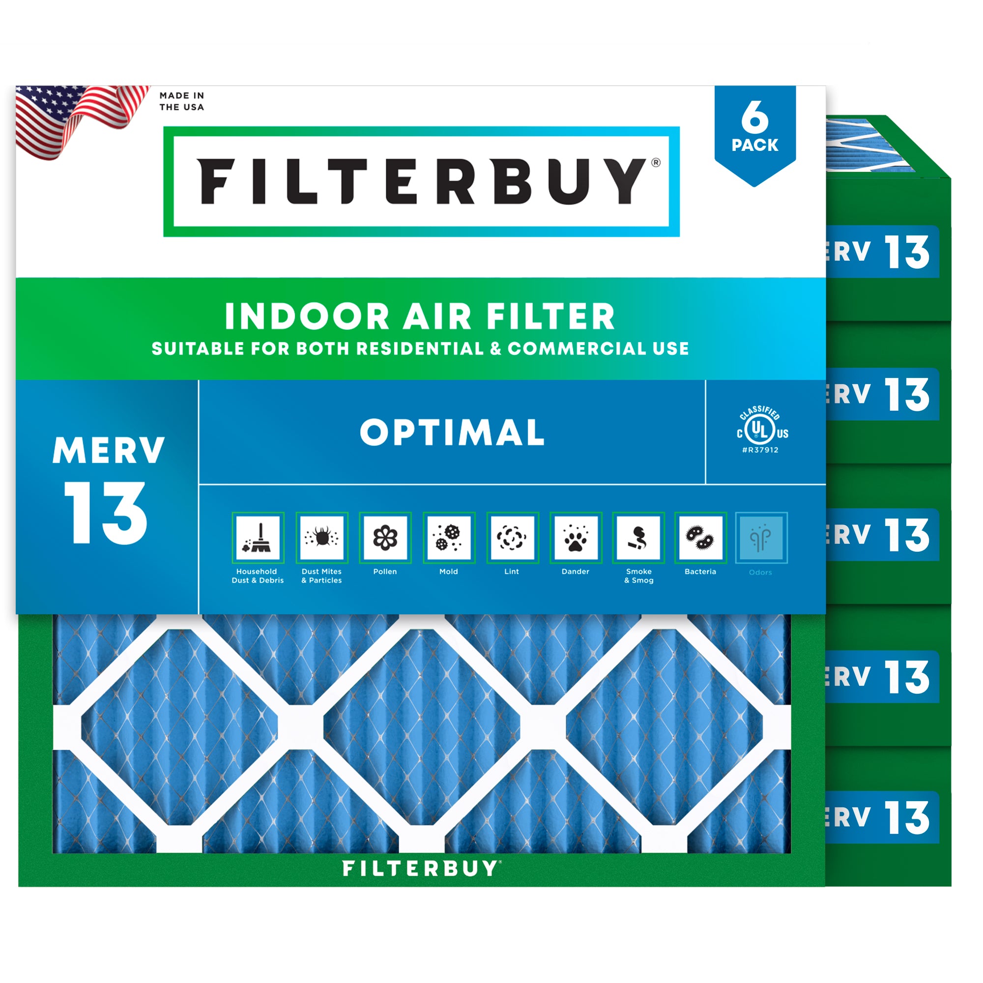 25x25x4 MERV 13 Air Filter