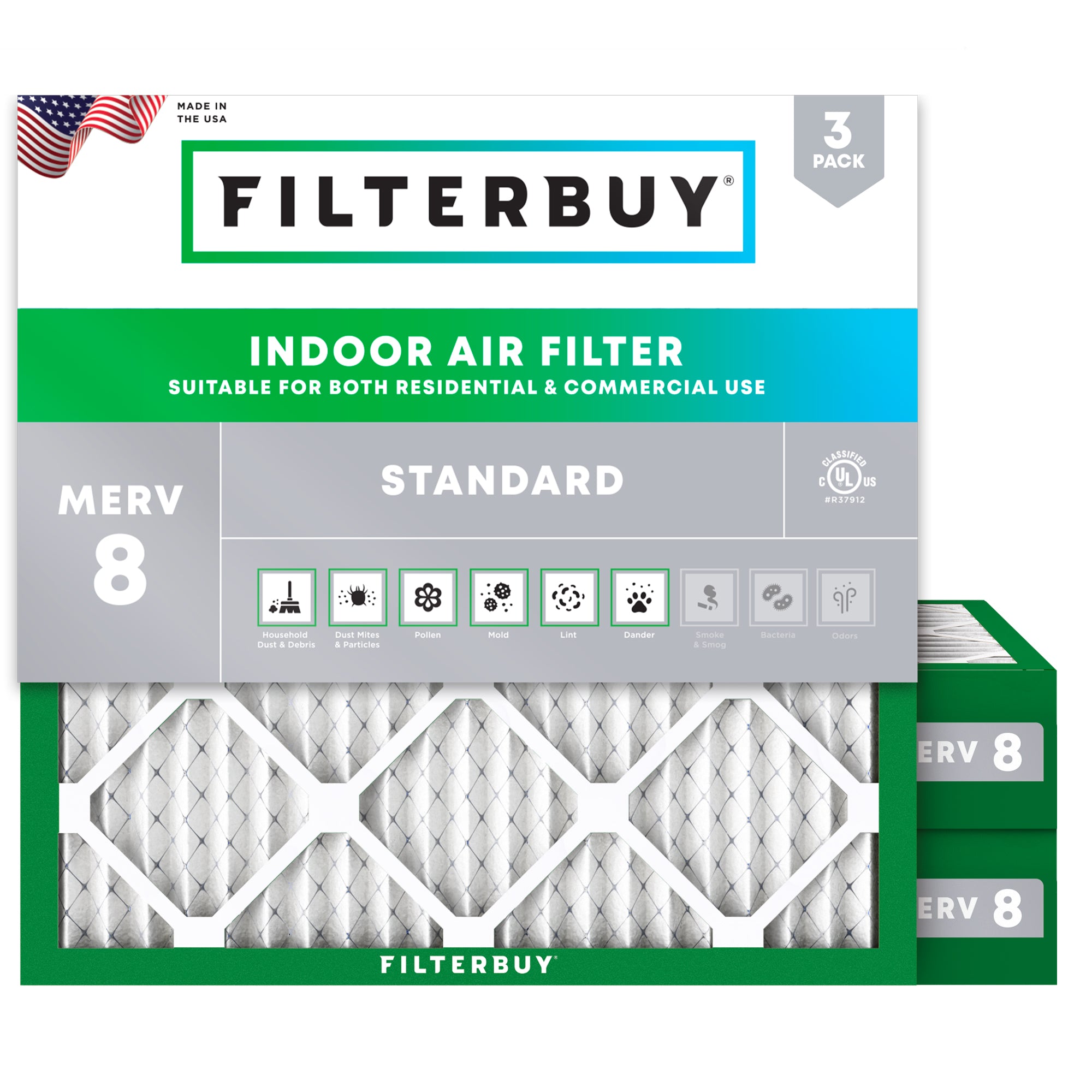 20x20x4 MERV 8 Air Filter