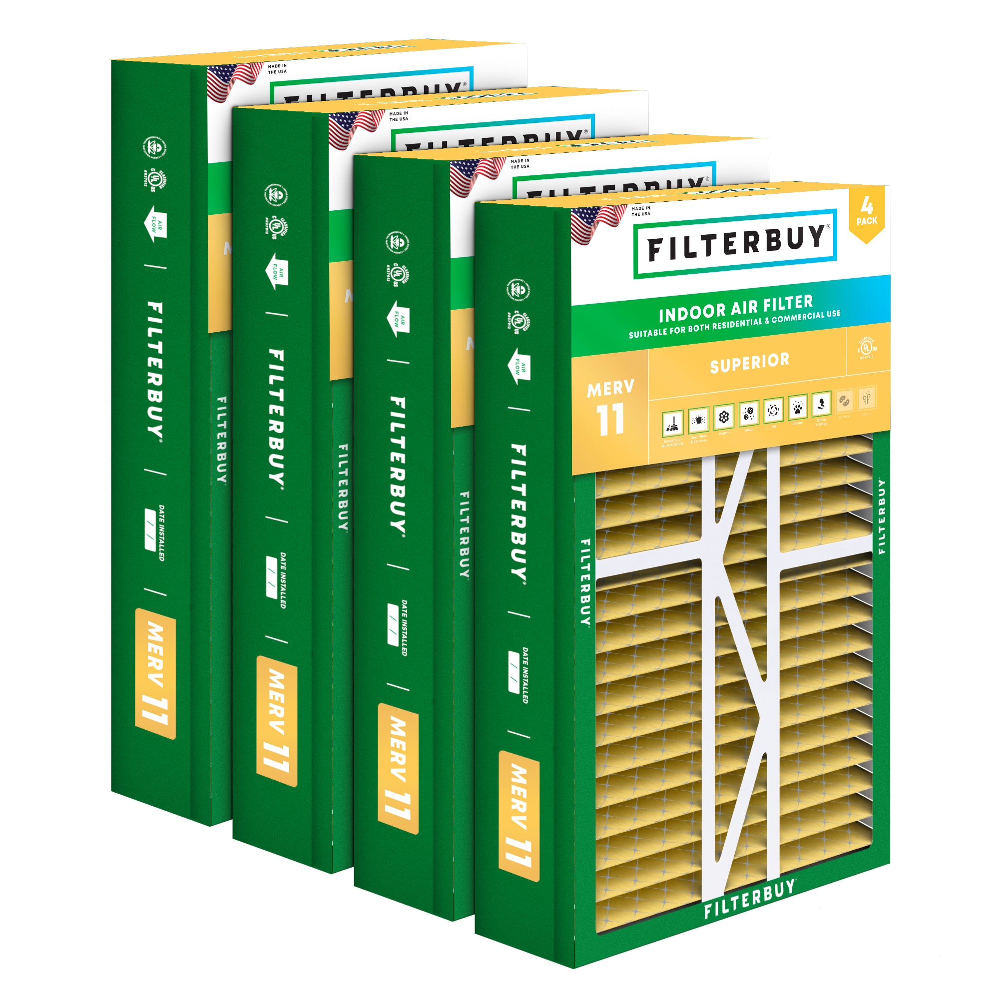 American Standard 17.5x27x5 MERV 11 Replacement Filter