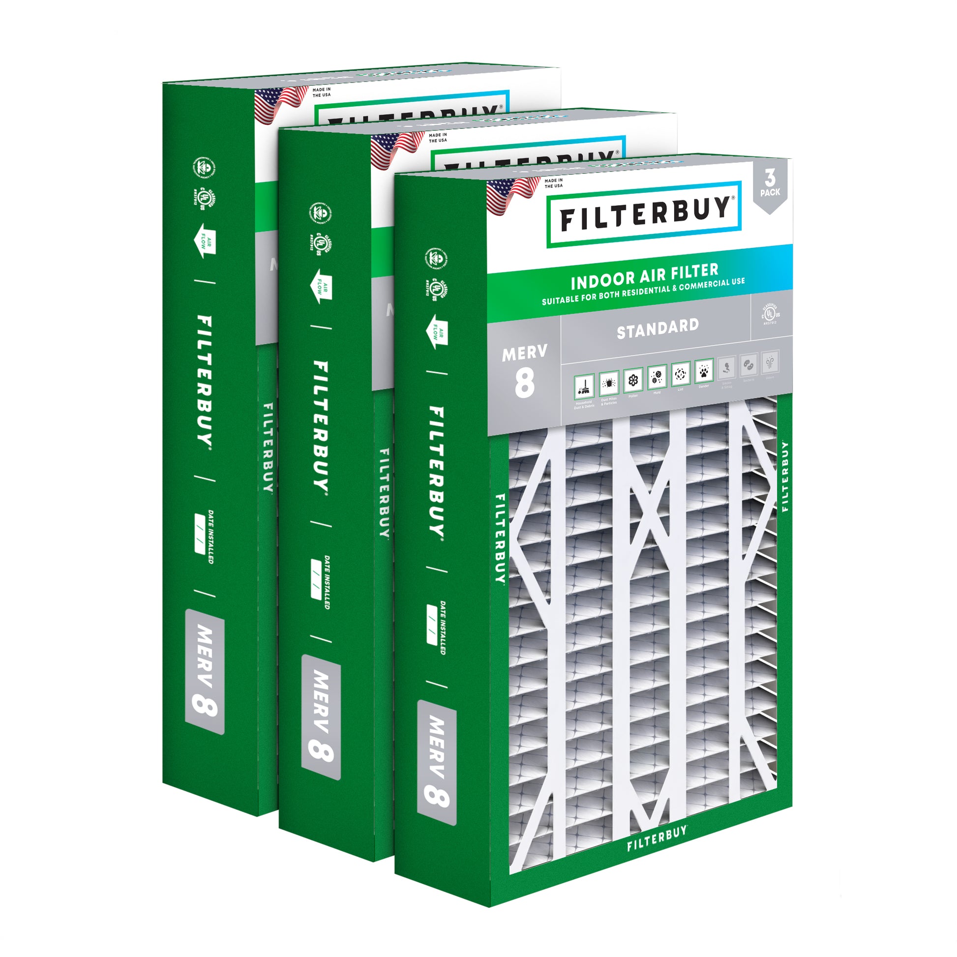 16X28X6 Aprilaire Compatible 2400 / 401 MERV 8 Replacement Filter