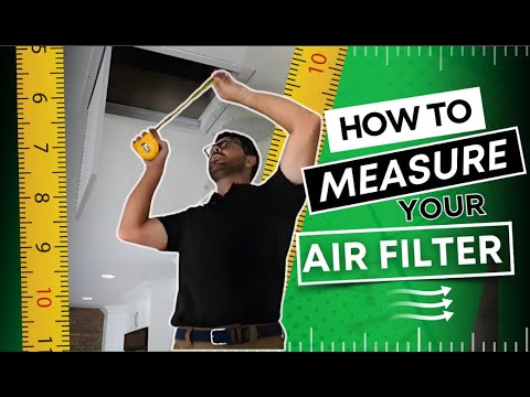 How to find your air filter size