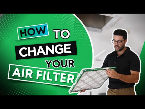 How to replace an air filter